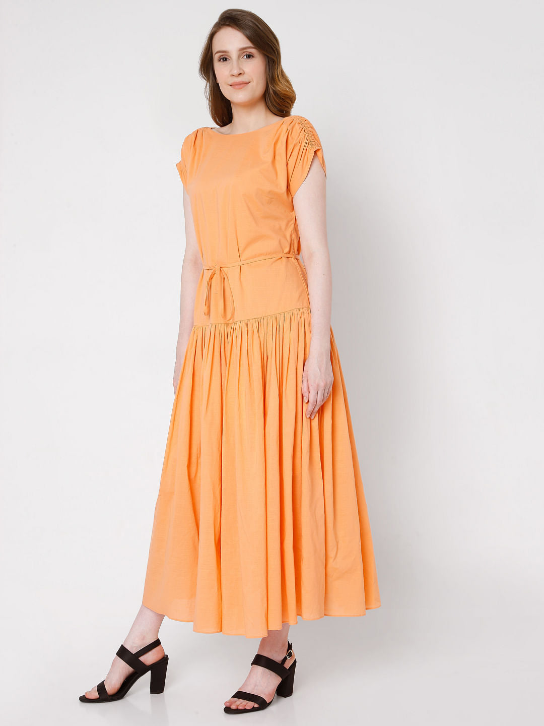 Orange Maxi Dress