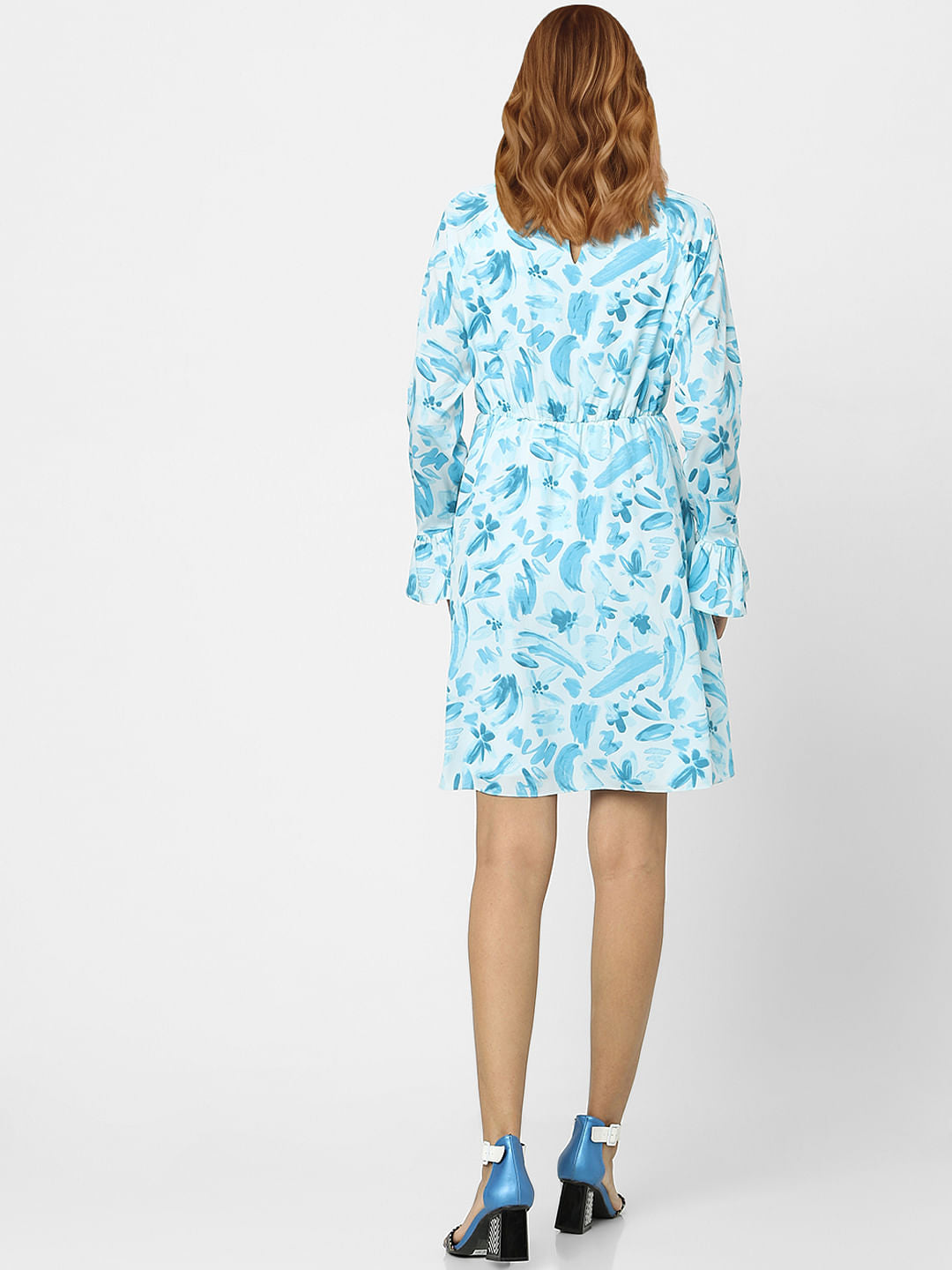 White Floral Shift Dress