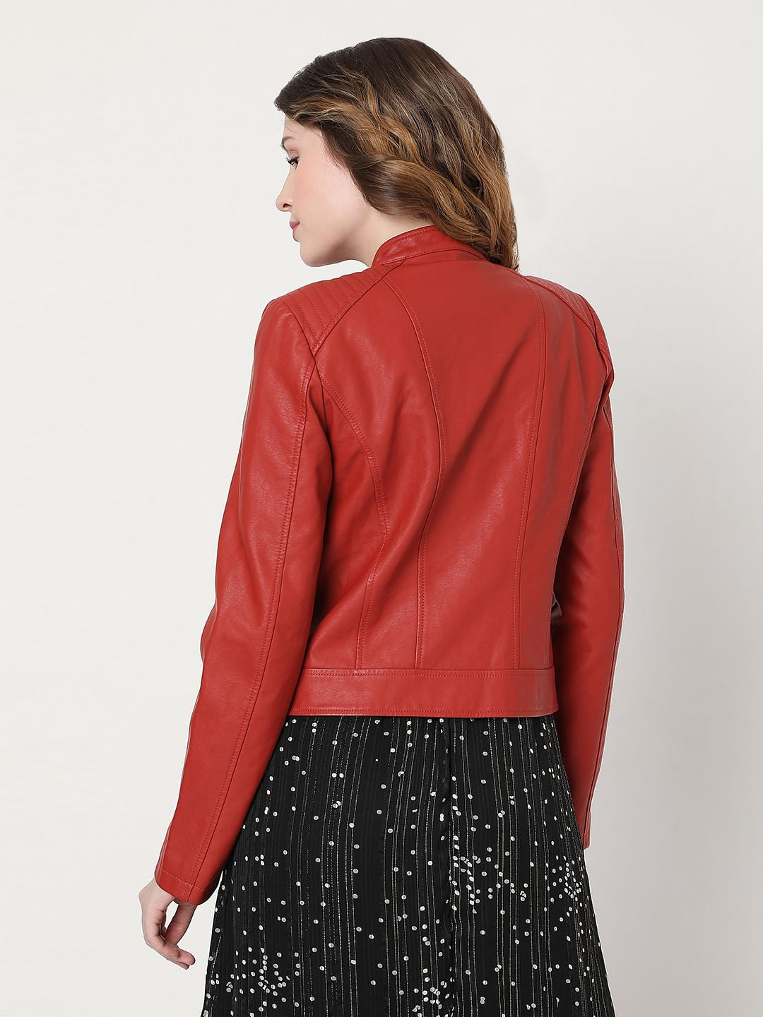 Red Biker Jacket