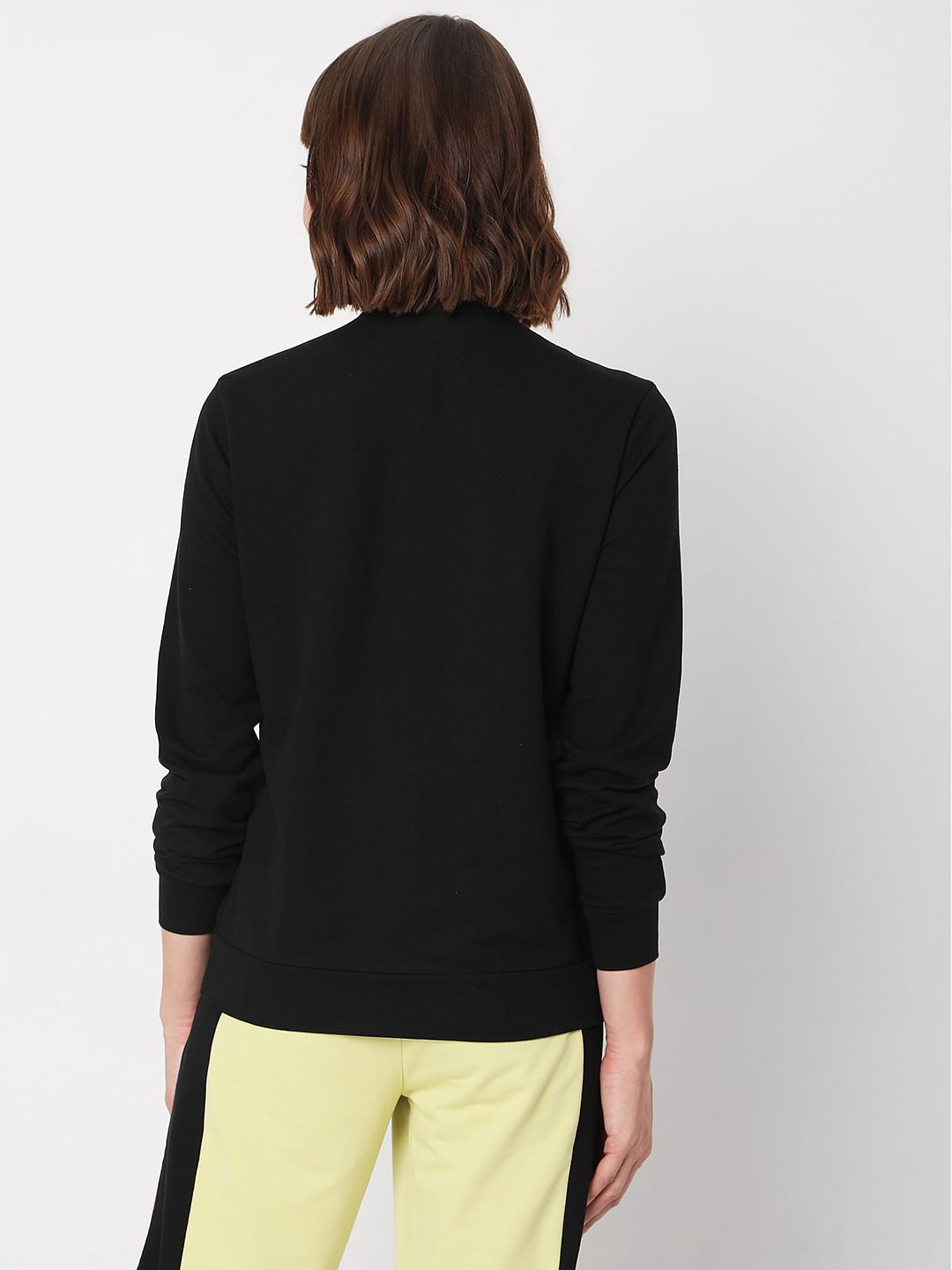 Green Colourblocked Co-Ord Sweatshirt