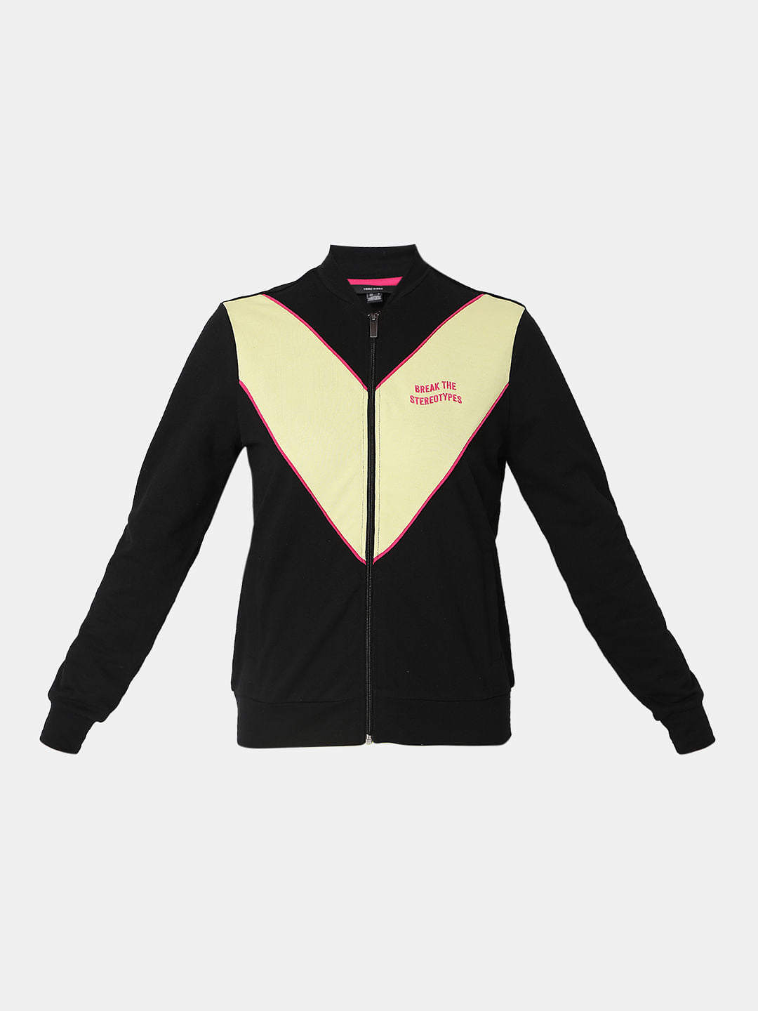 Green Colourblocked Co-Ord Sweatshirt