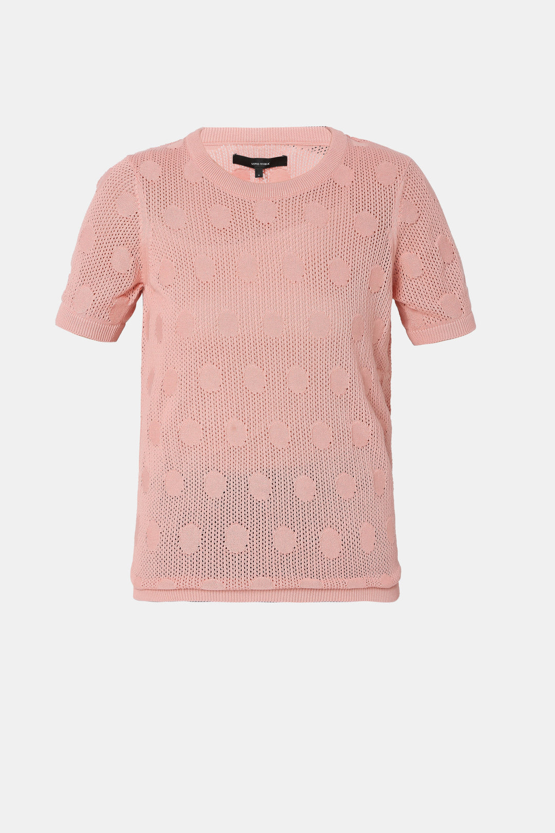 Coral Polka Dot T-Shirt