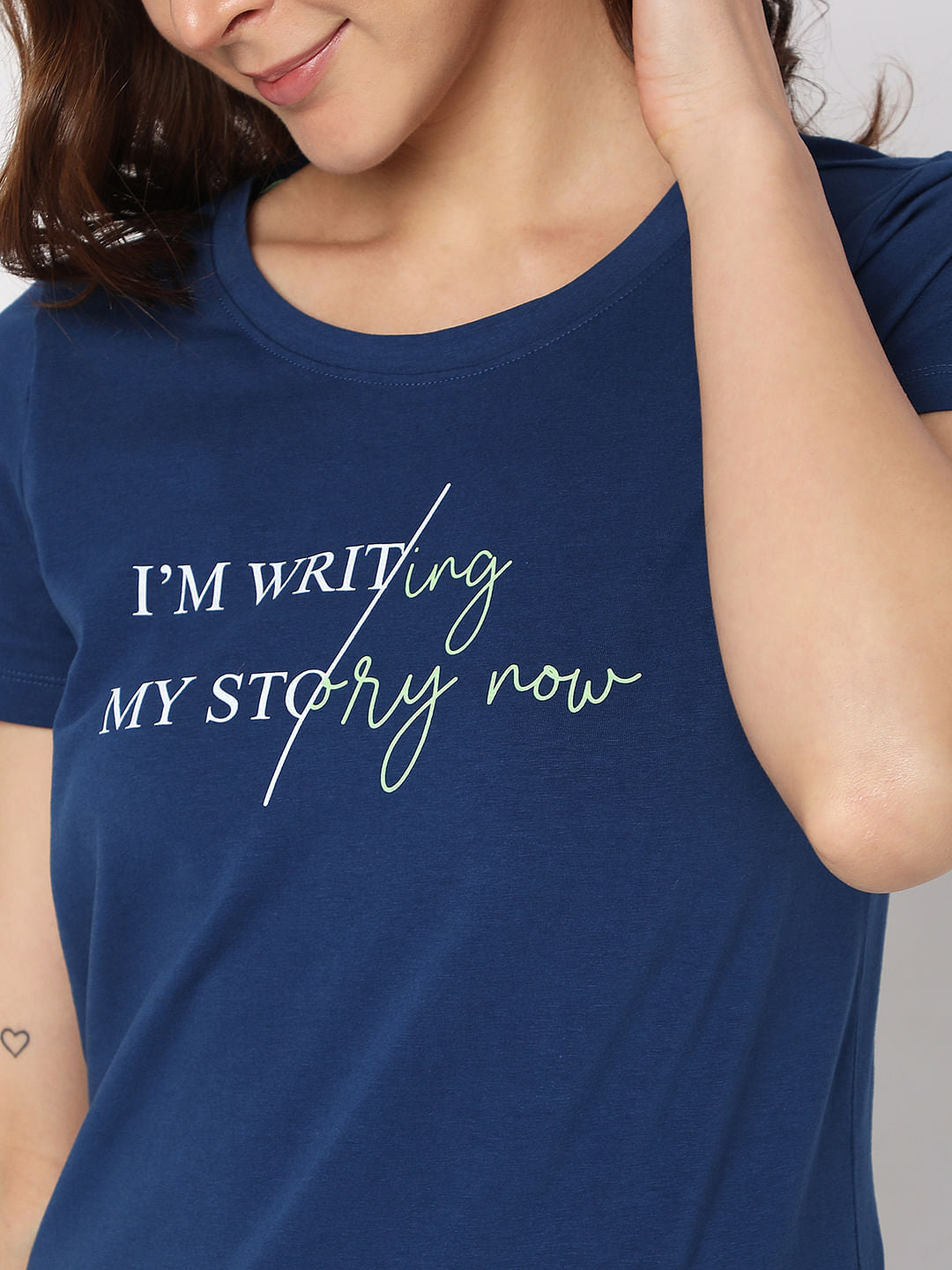 Blue T-Shirt & Pyjama Set