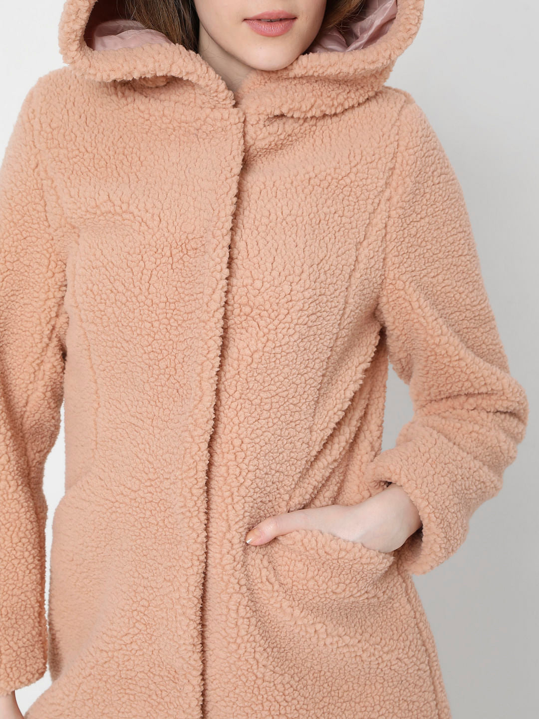Pink Teddy Coat