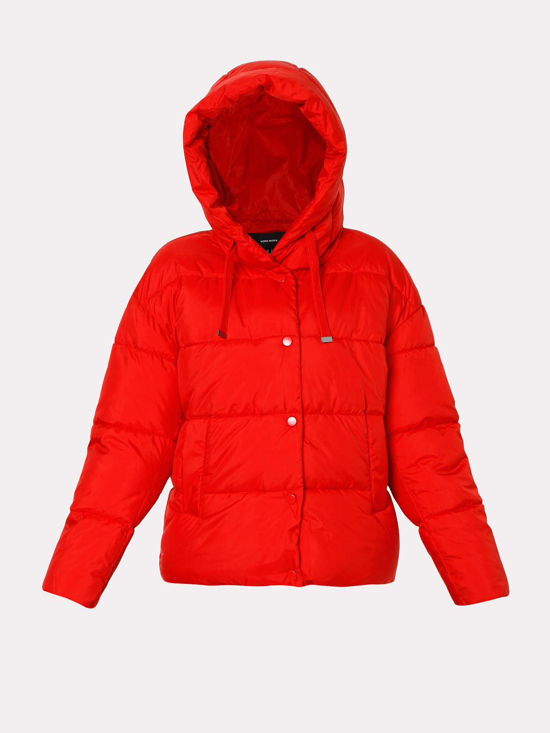 Red Padded Puffer Jacket