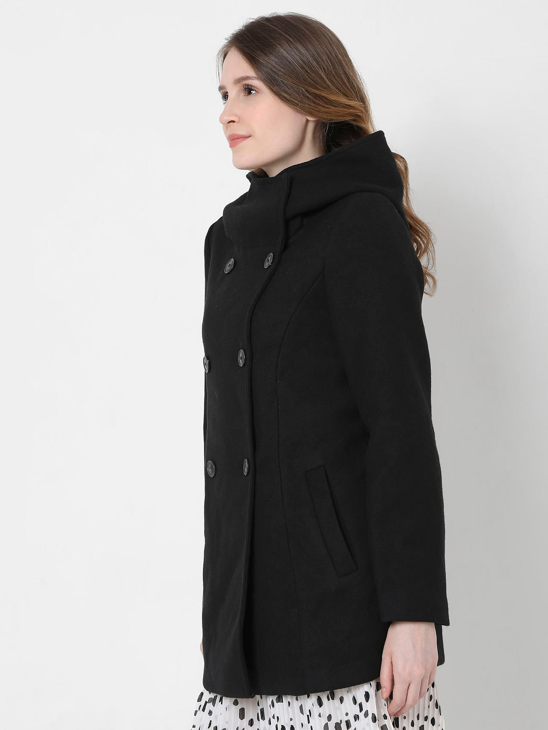 Black Double Breasted Jacket