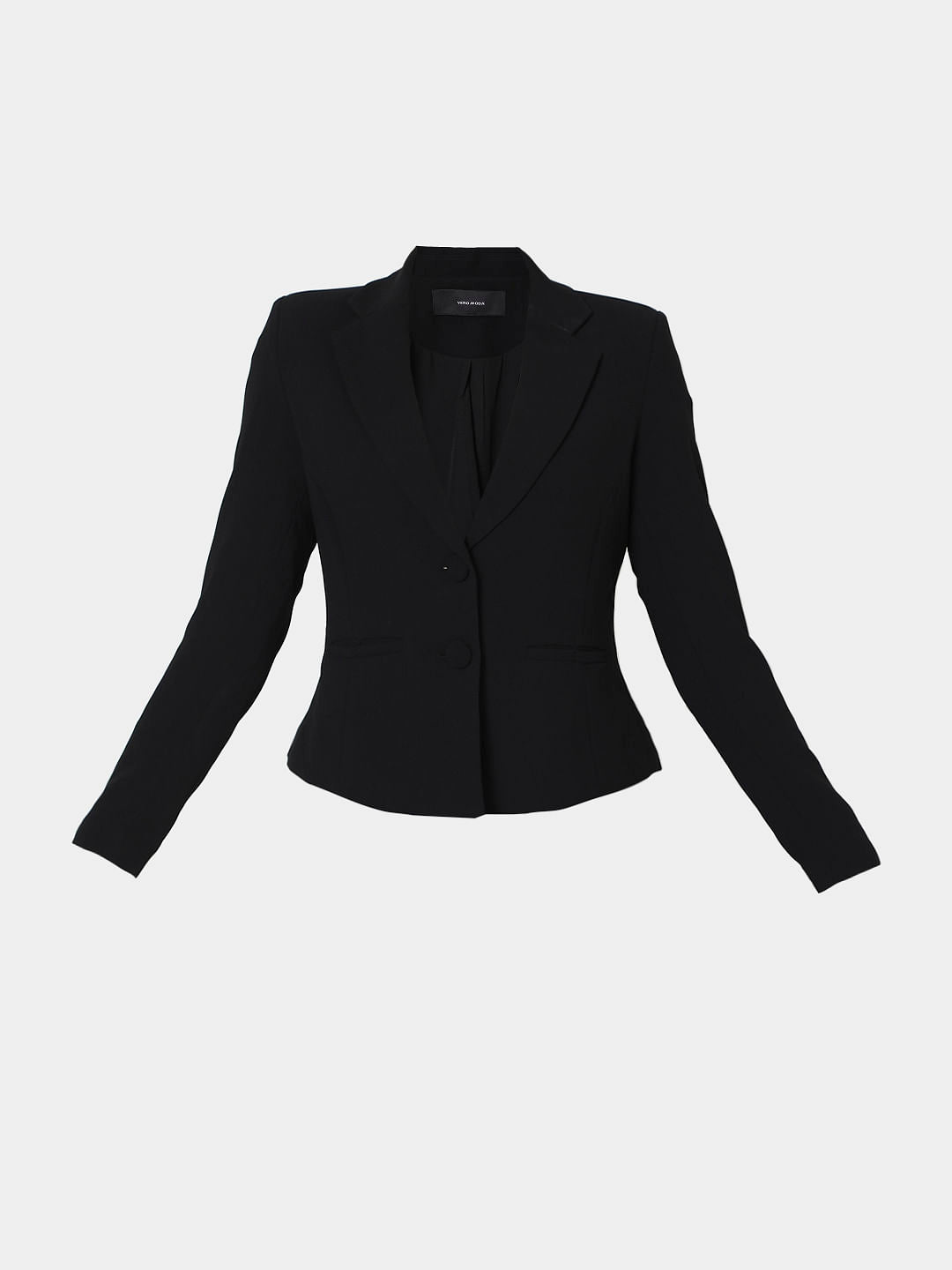 Black Tailored Formal Blazer