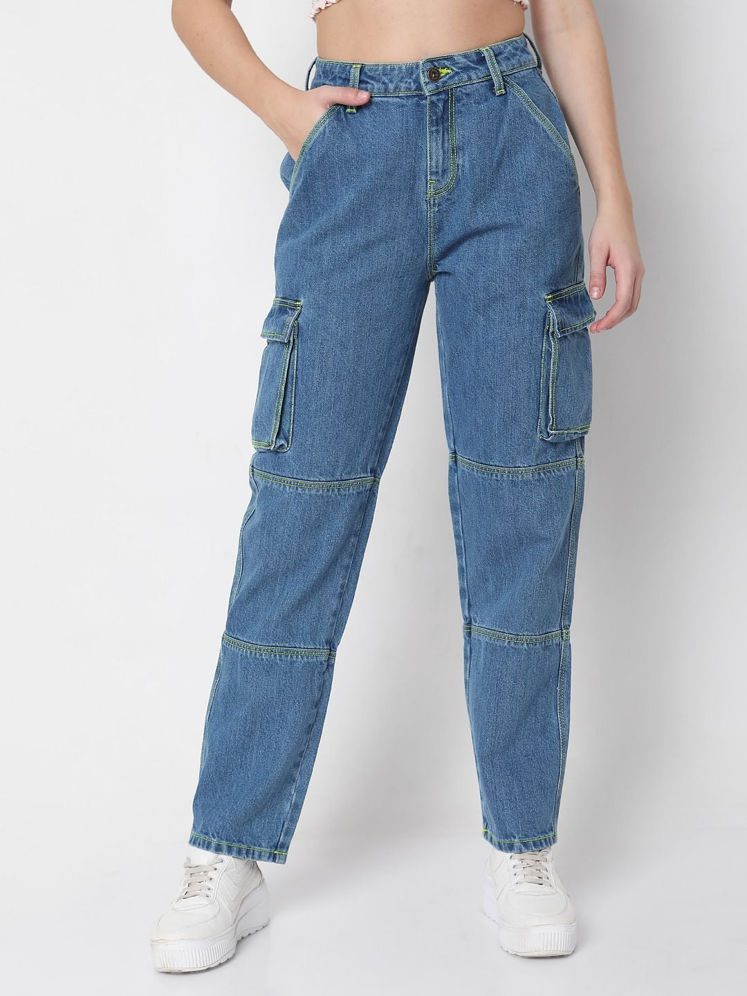 Blue Cargo Jeans