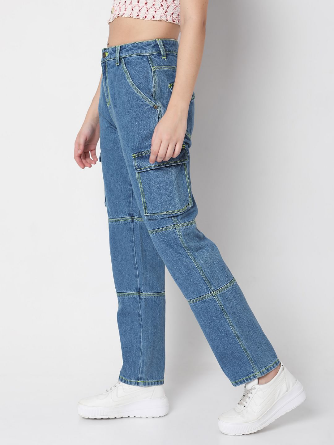 Blue Cargo Jeans