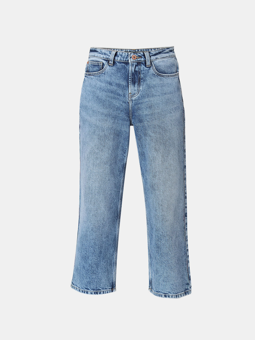 Blue High Waist Jeans