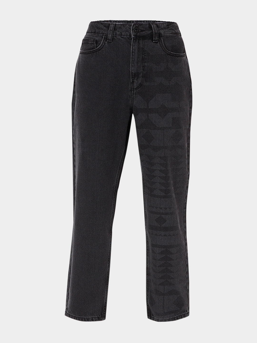 Black Mom Jade Straight Fit Jeans