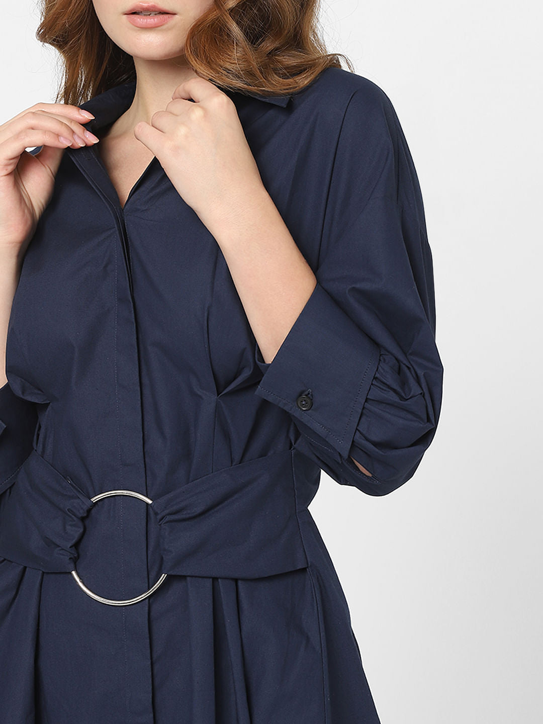 Navy Blue Mini Dress