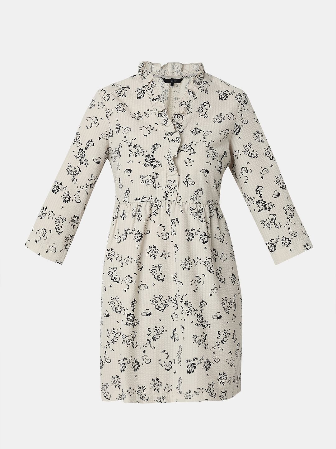 Light Beige Printed Shirt