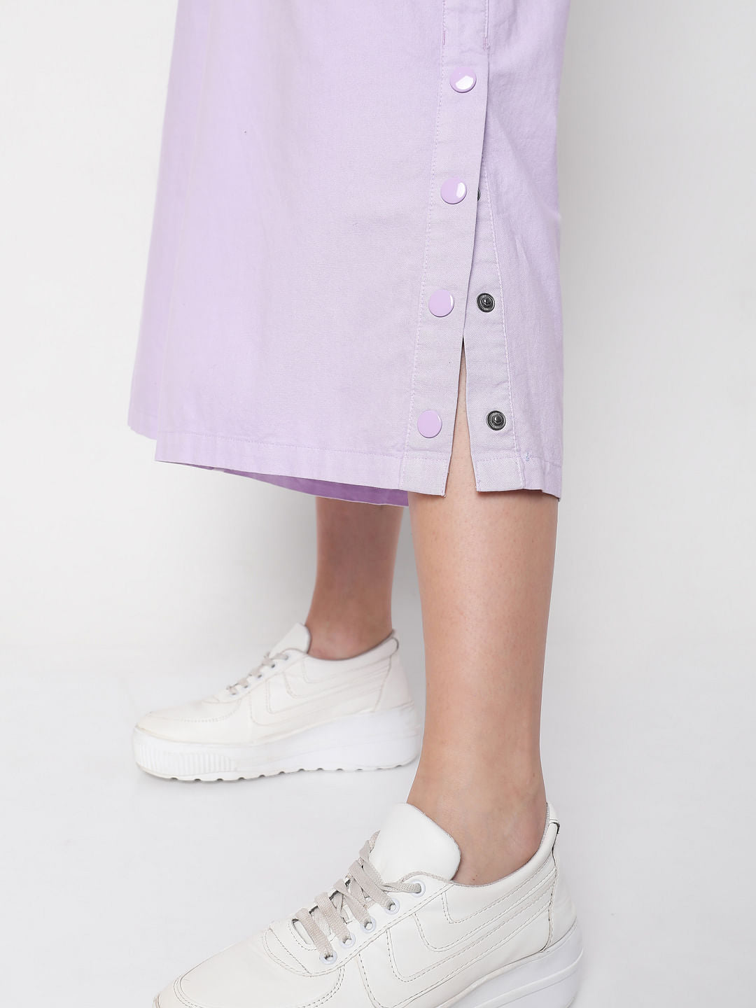 Purple Wide Leg Pants