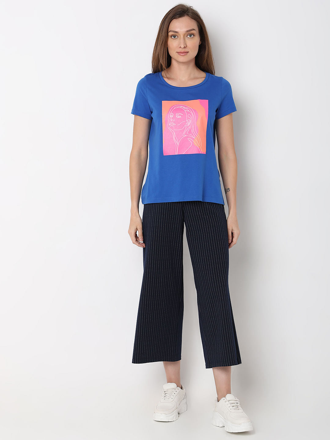 Black Graphic Print T-Shirt