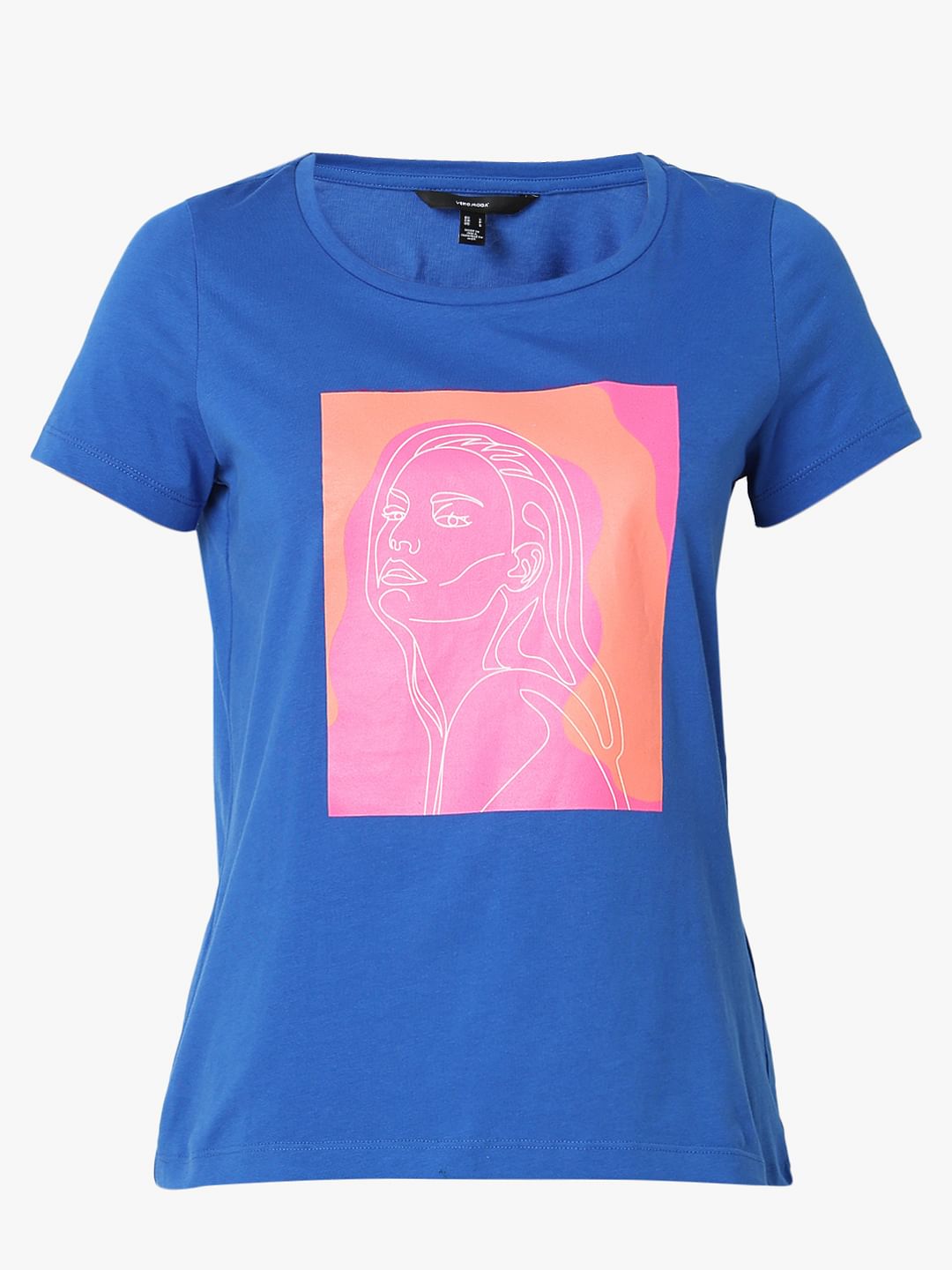 Black Graphic Print T-Shirt