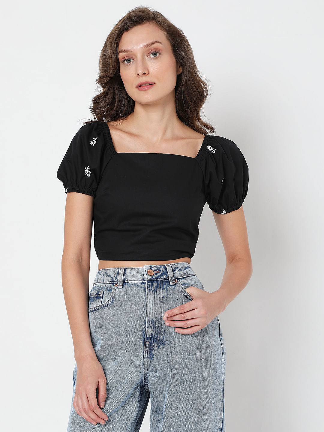 Black Crop Top
