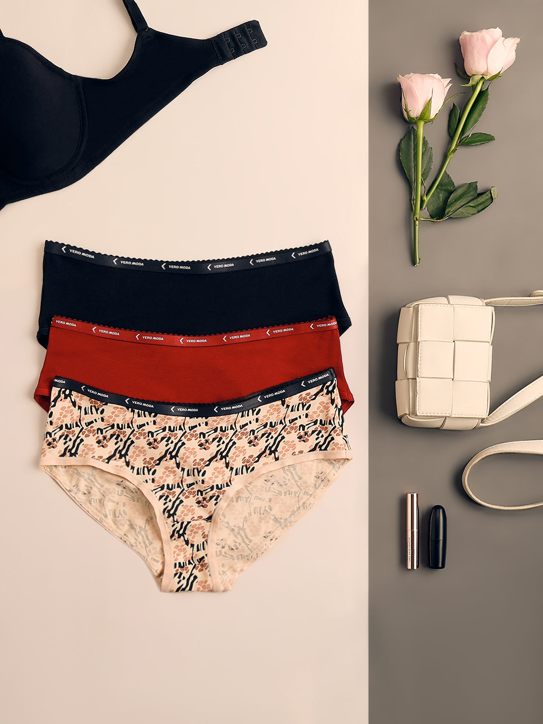 Pack of 3 Printed Hipster Briefs