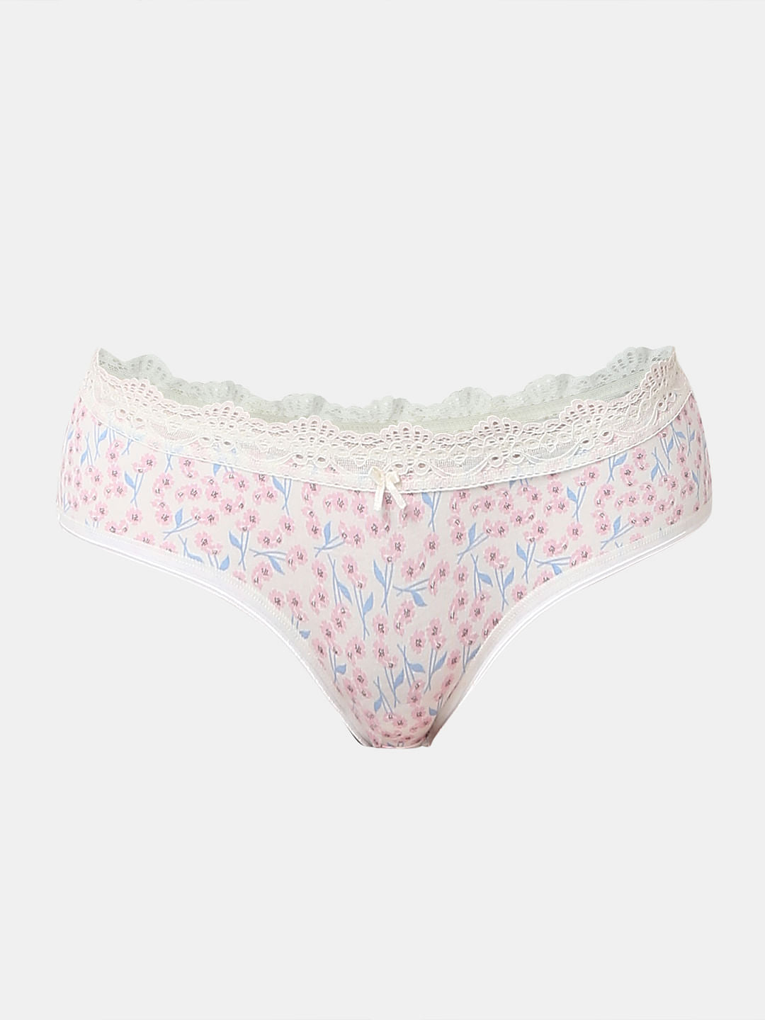 Intimates Pack Of 5 Printed Hipster Briefs
