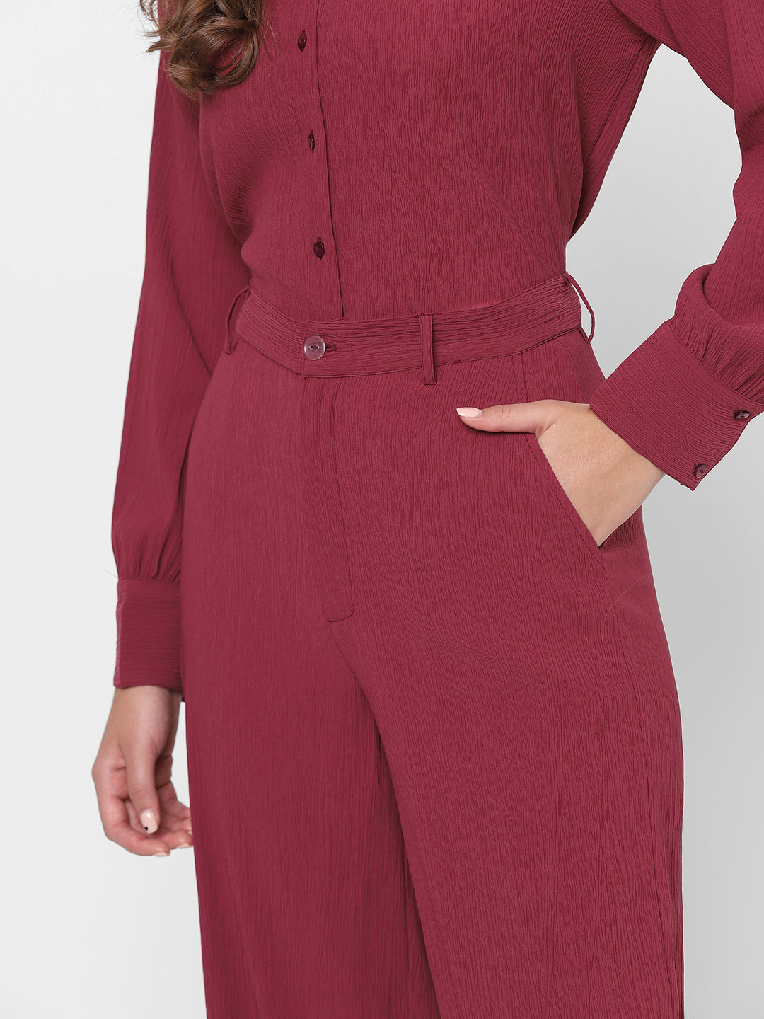Cut-Work Embroidery Pants