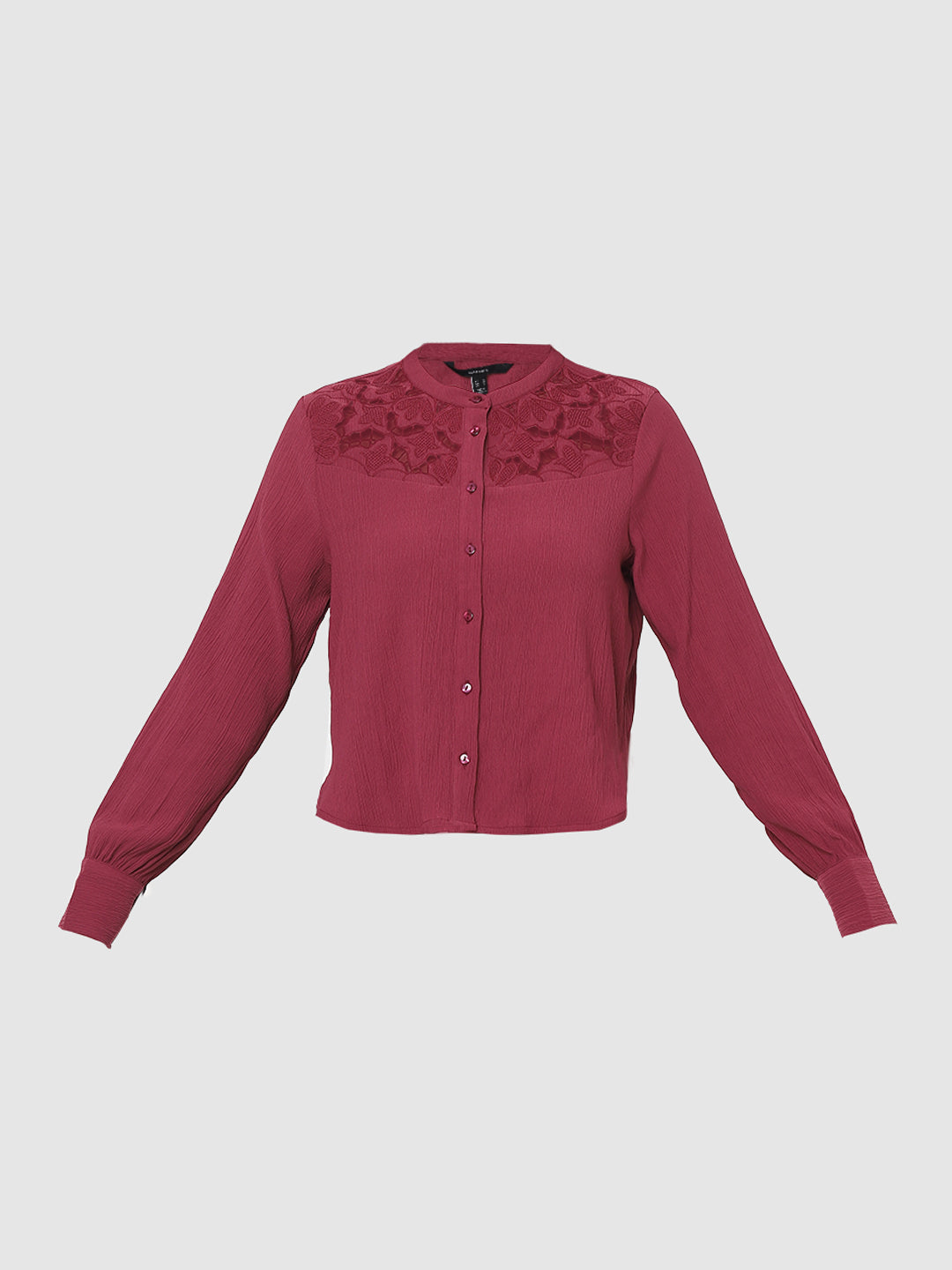 Cut-Work Embroidery Shirt