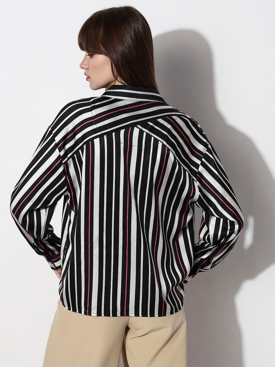 Black Striped Shirt