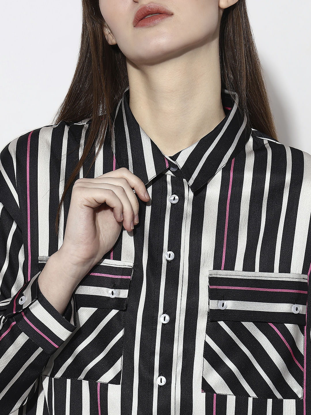 Black Striped Shirt