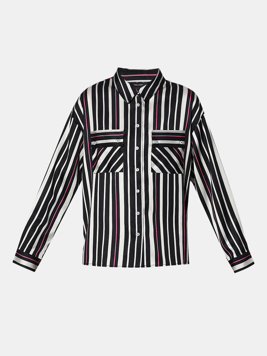 Black Striped Shirt