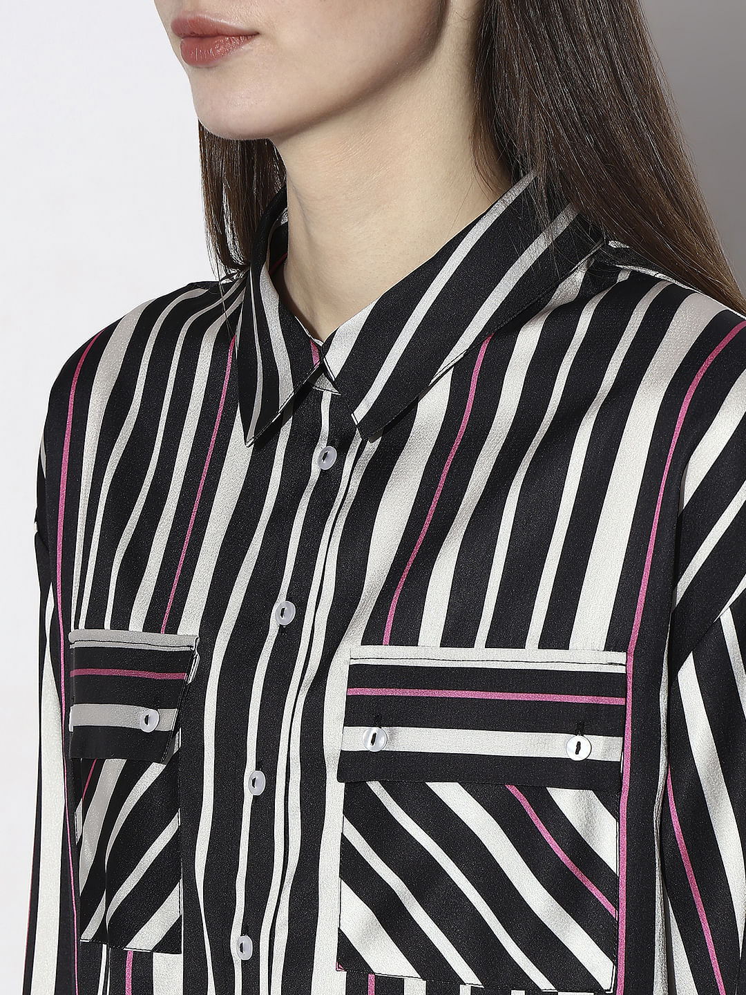Black Striped Shirt