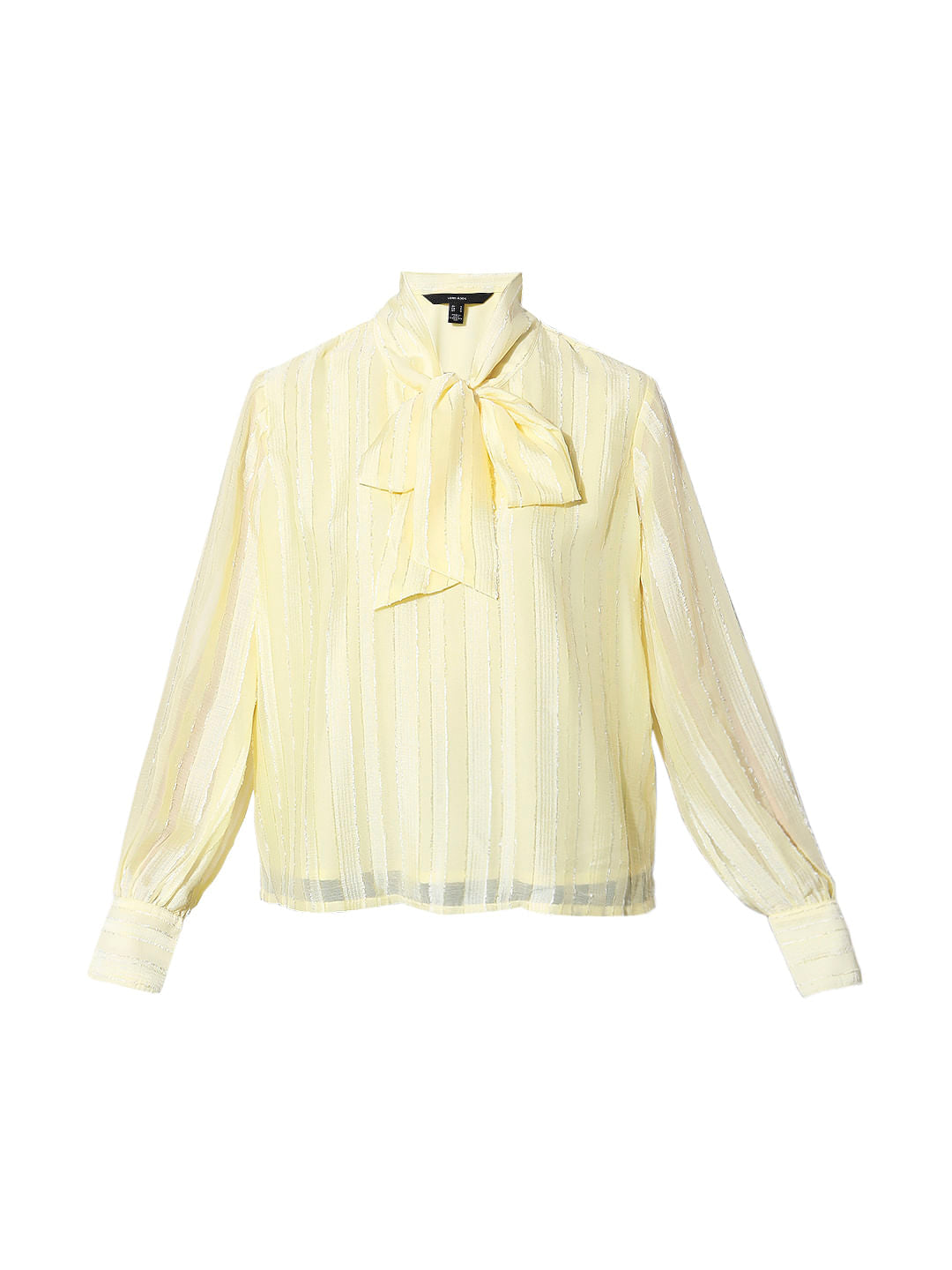 Light Yellow Striped Top