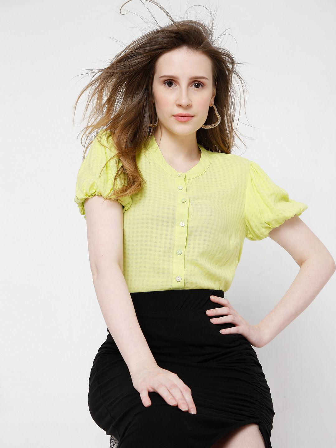 Yellow Check Shirt