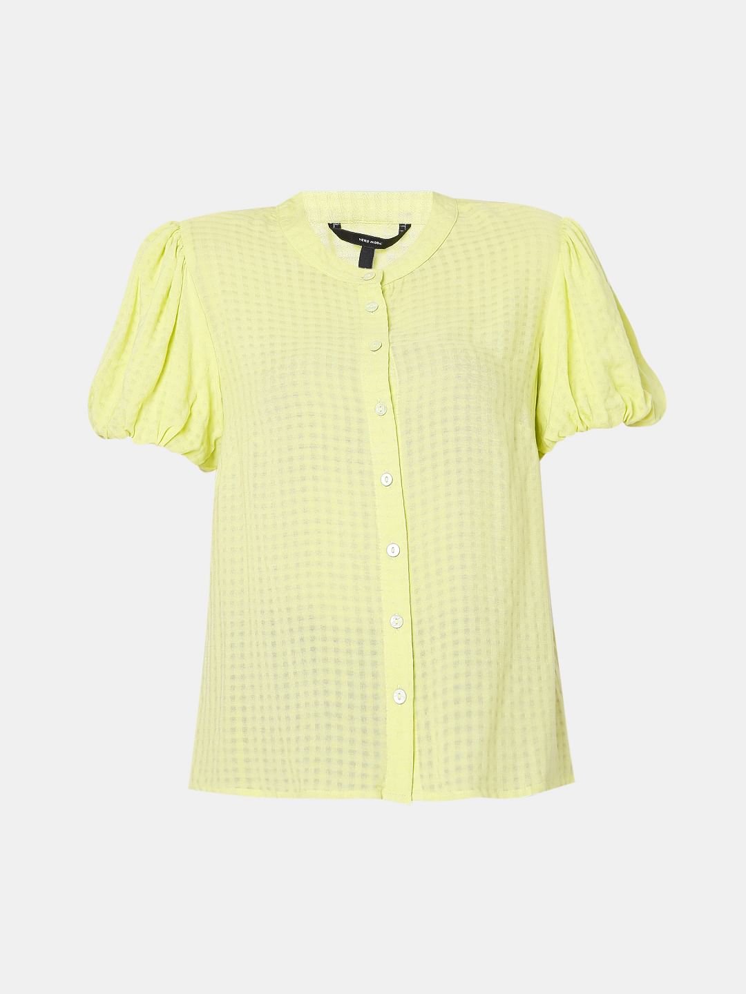 Yellow Check Shirt