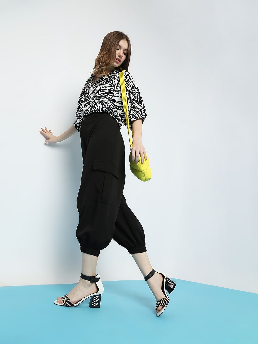 White Animal Print Shirt