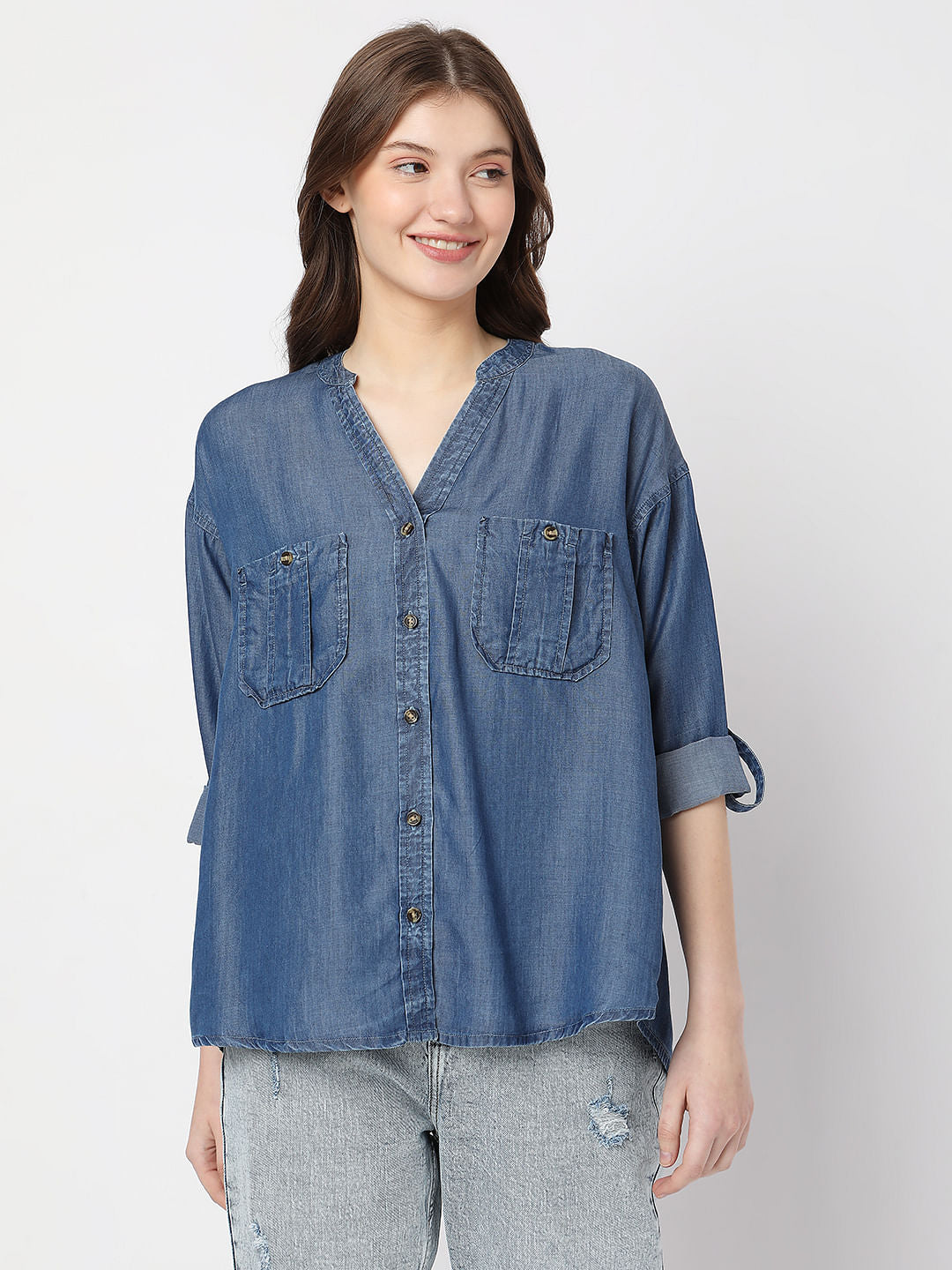 Blue Denim Shirt