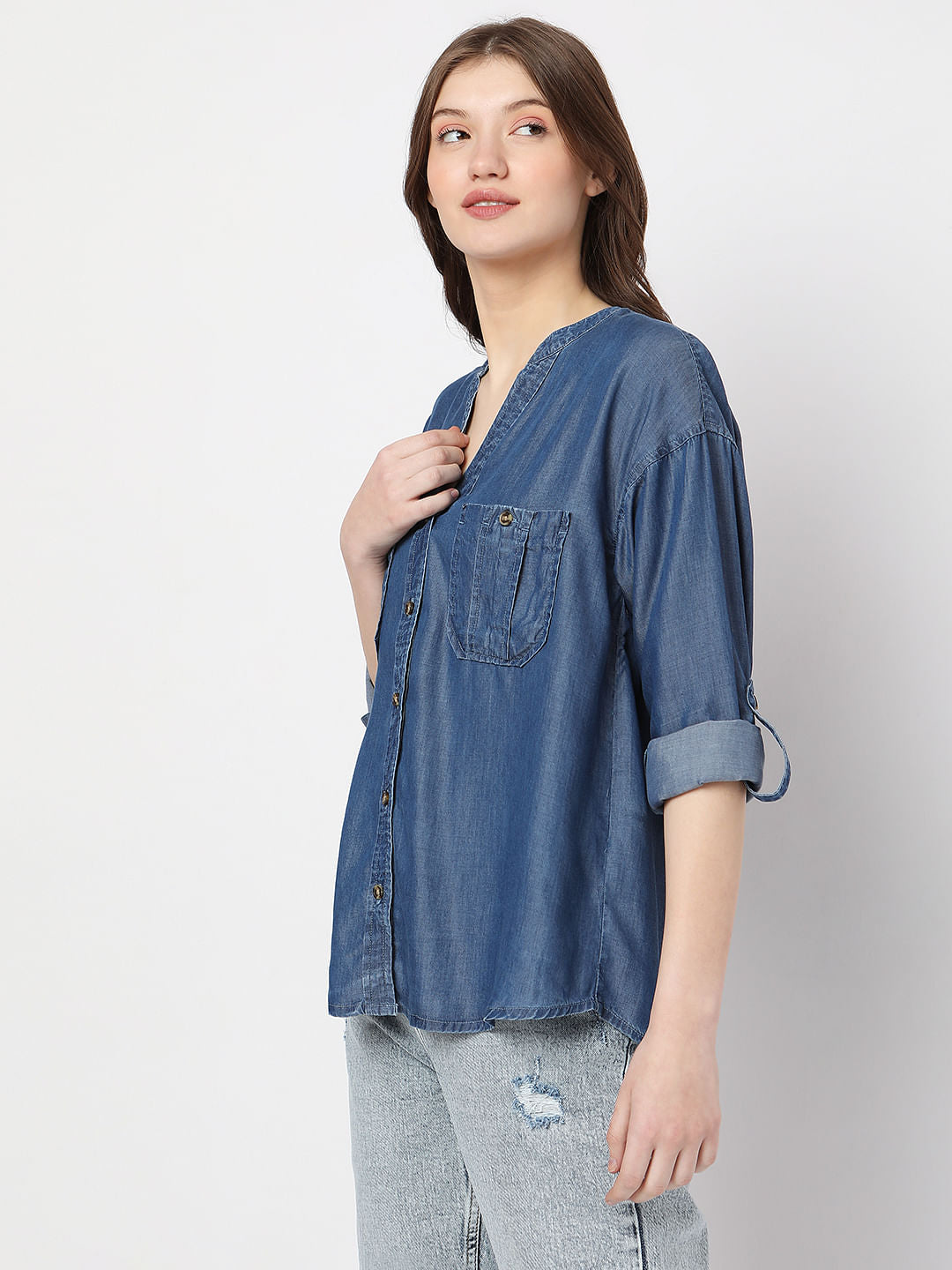 Blue Denim Shirt