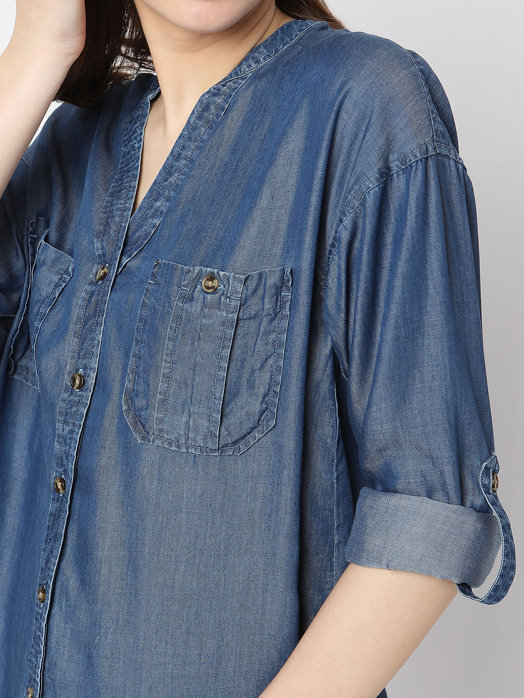 Blue Denim Shirt