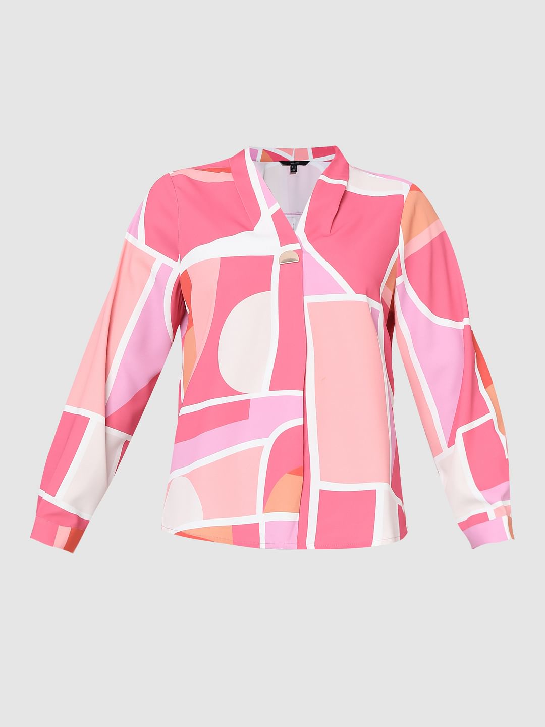 Pink Printed Top
