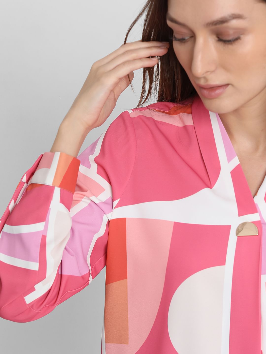 Pink Printed Top