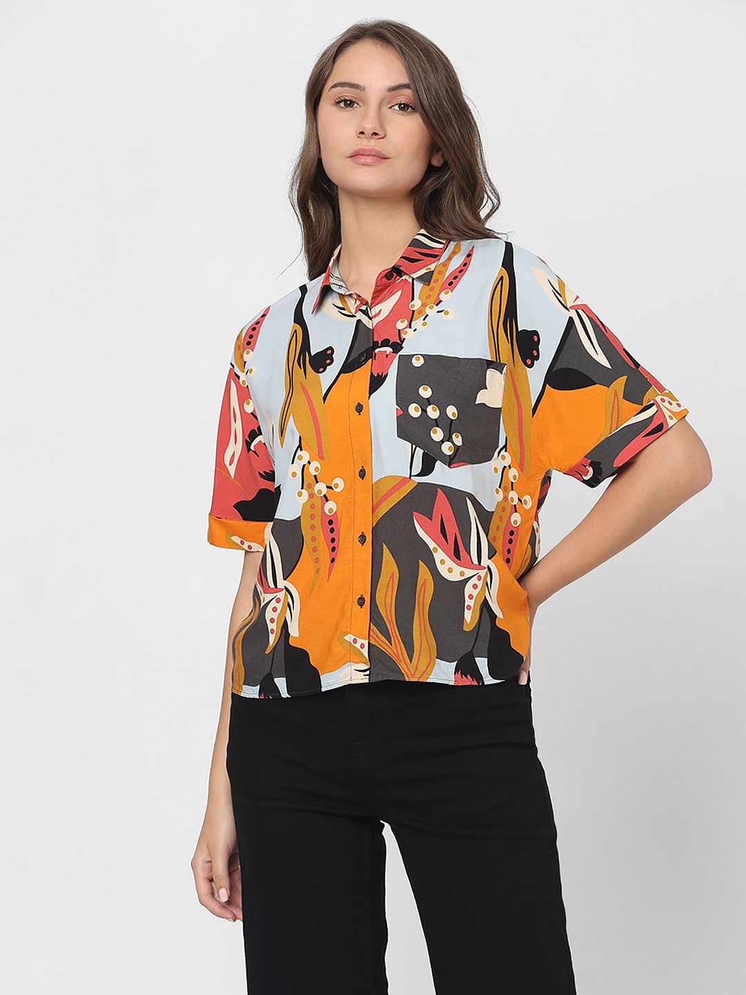 Multi-Coloured Printed Shirt