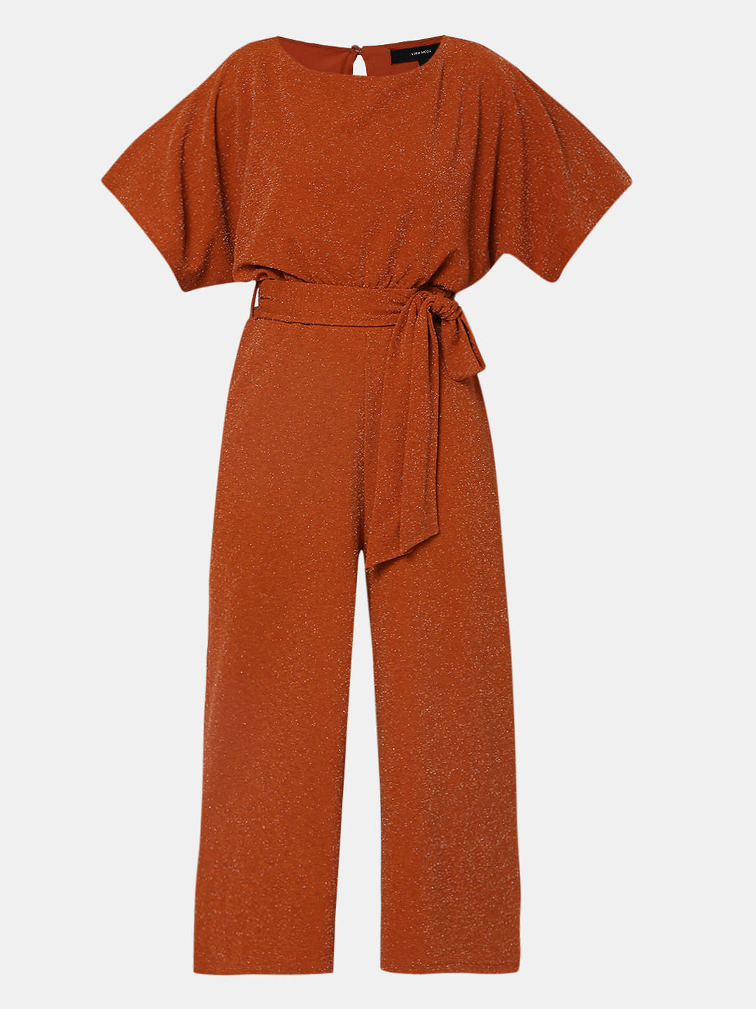 Brown Shimmer Jumpsuit