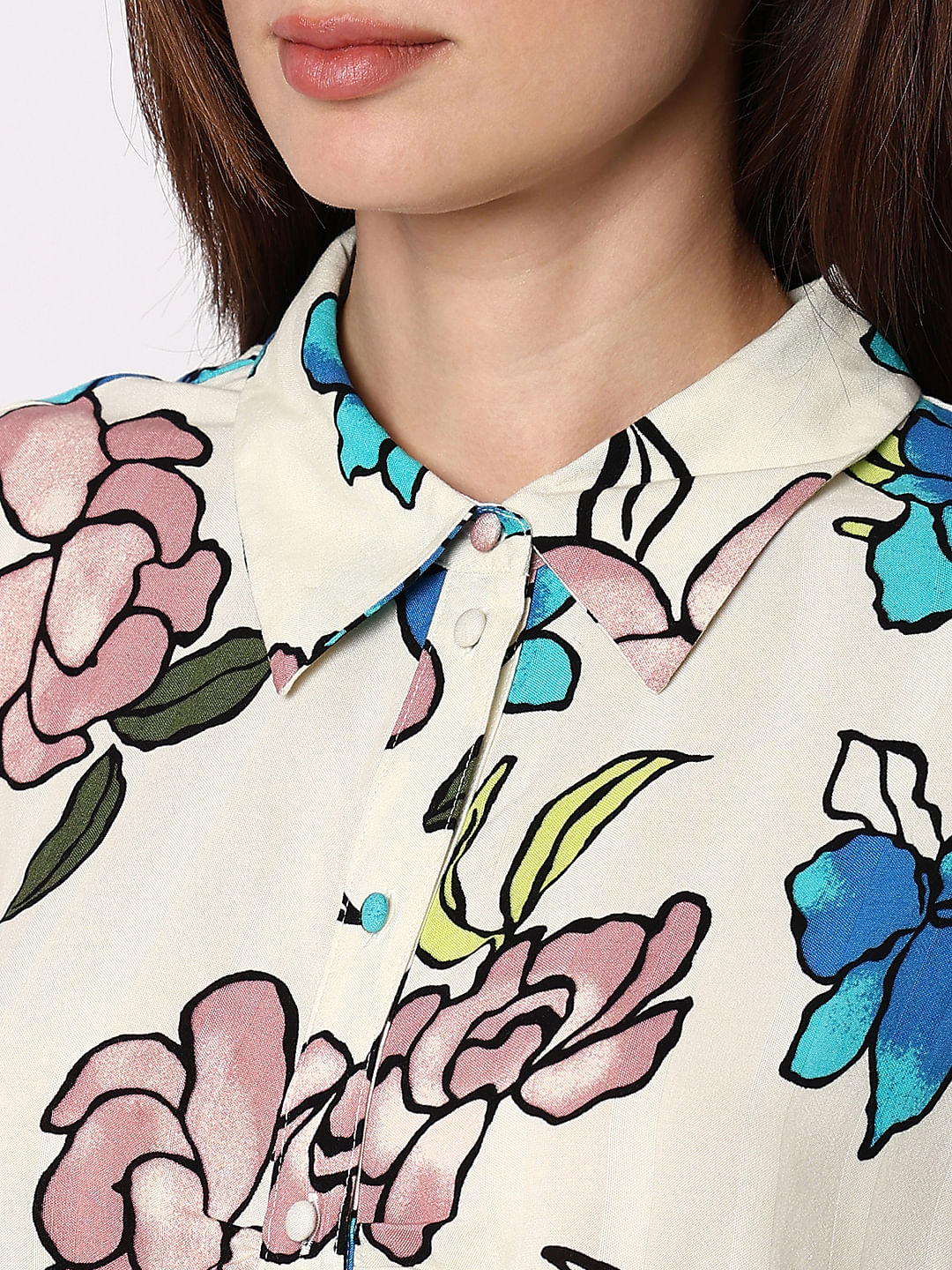 Off-White Floral Shirt