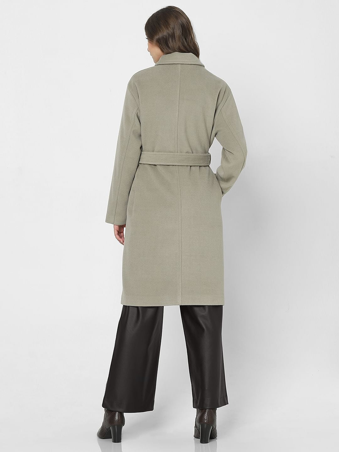 Grey Long Duster Coat