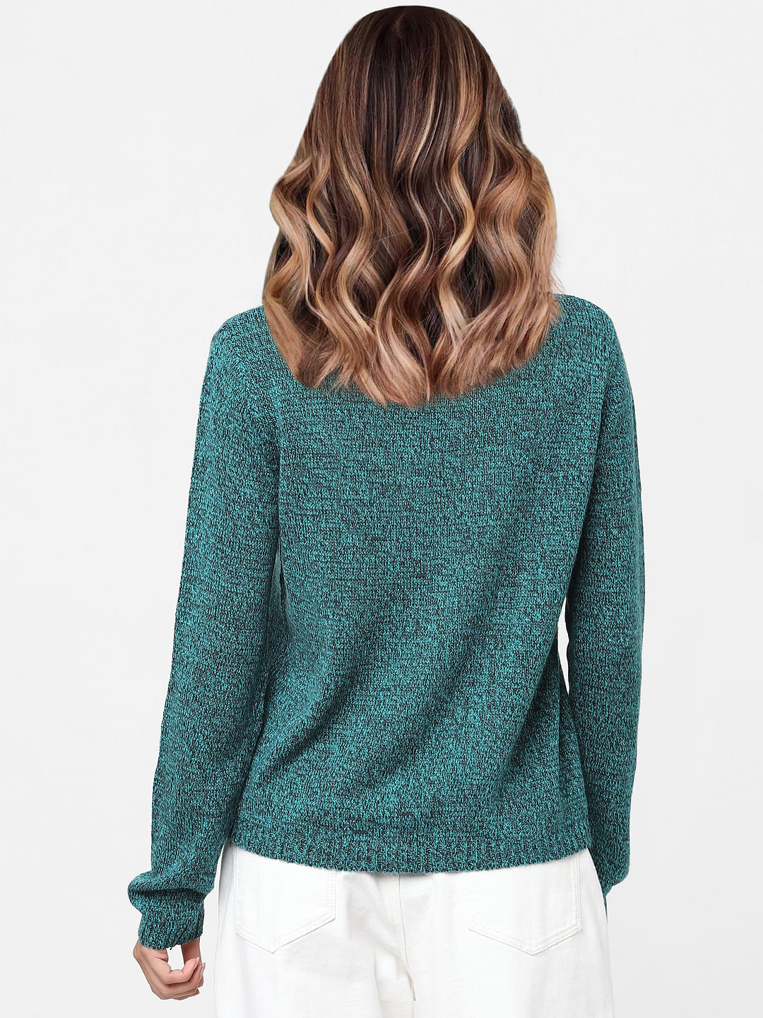 Blue Textured Cardigan