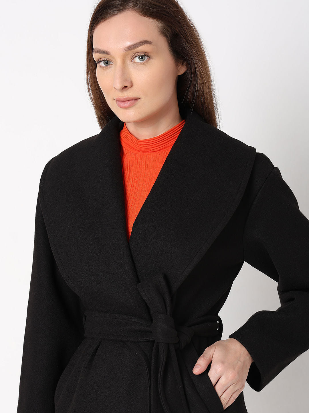 小物 attachment narrow shawl collar 小物 attachment narrow shawl collar attachment narrow shawl collar