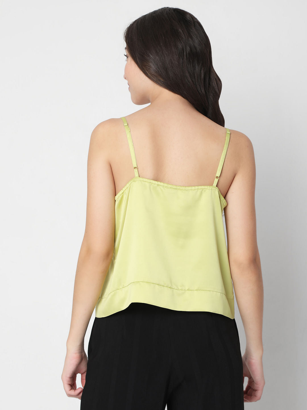 Green Strappy Co-Ord Set Top