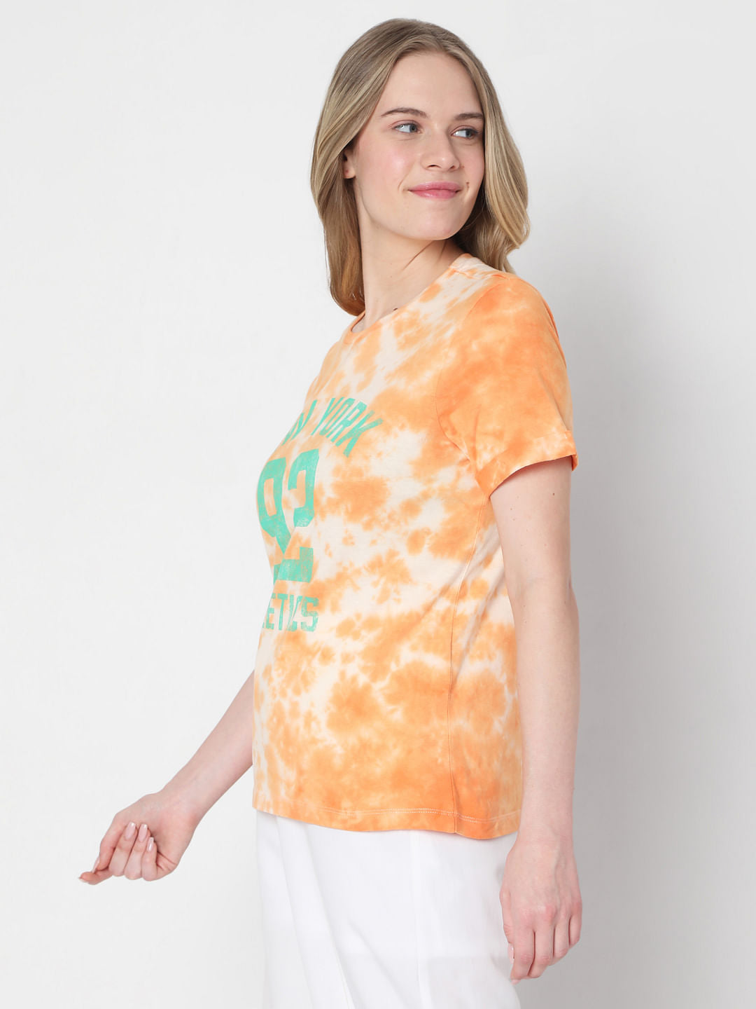 Orange Tie Dye T-Shirt