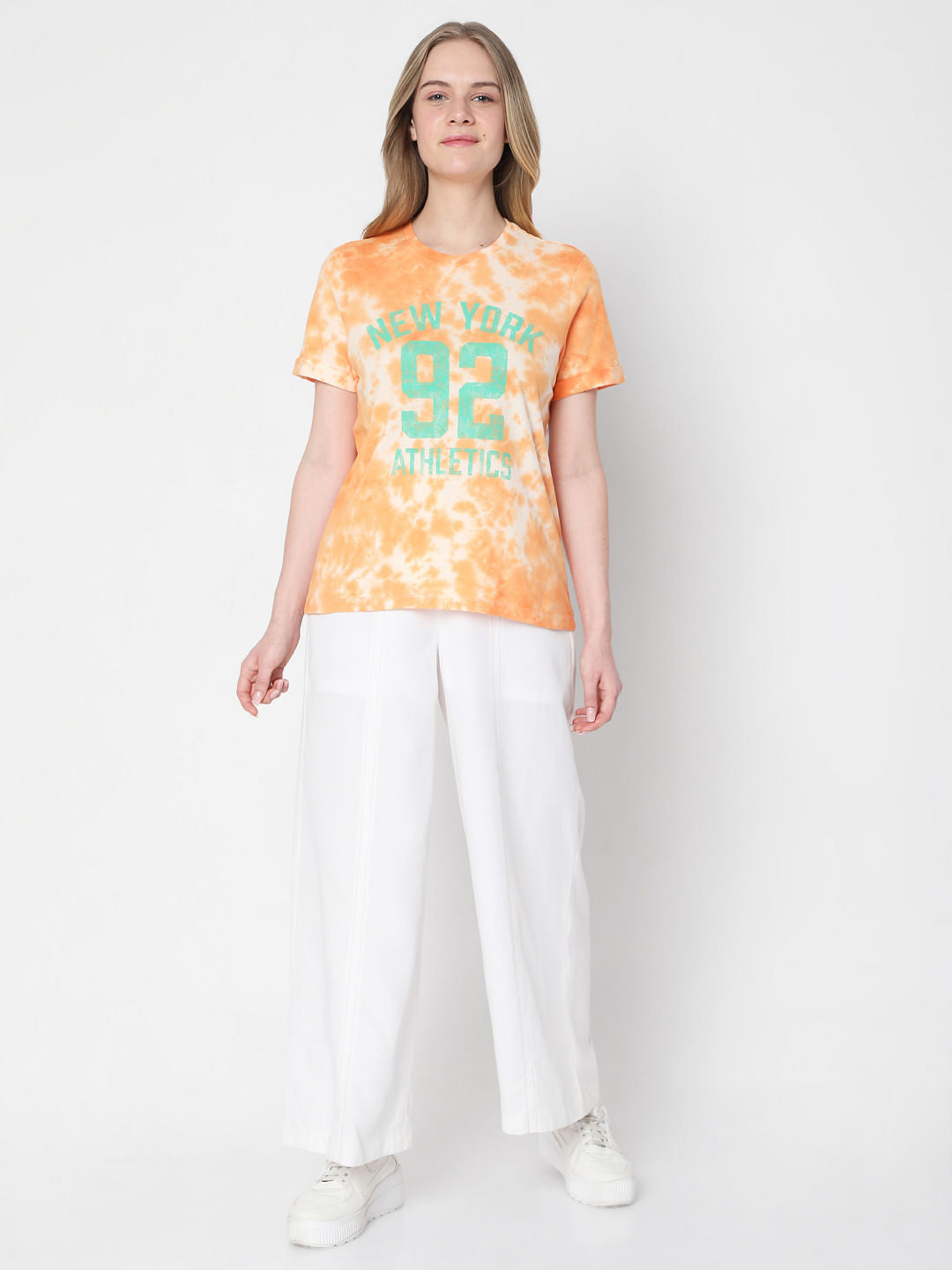 Orange Tie Dye T-Shirt