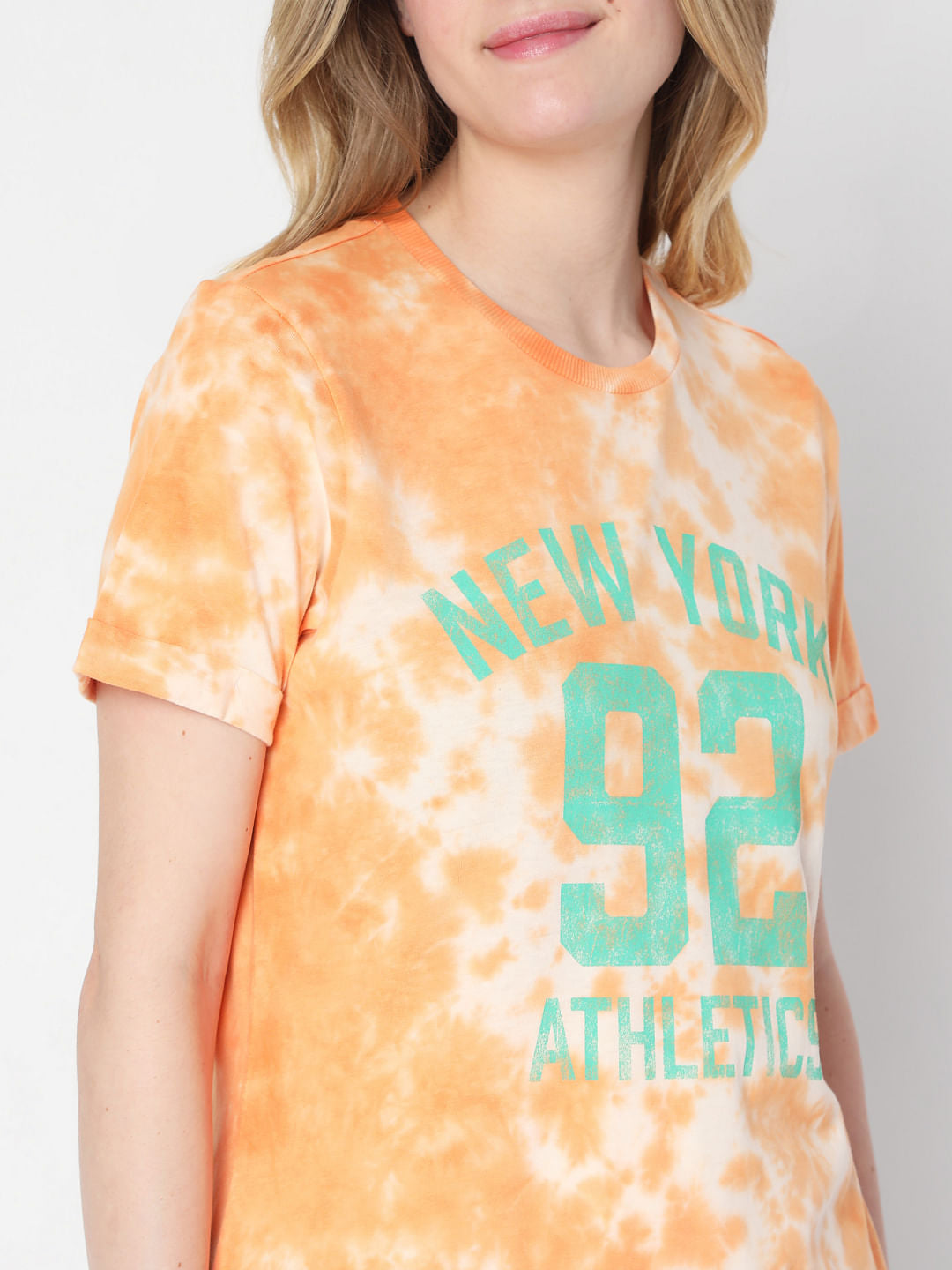 Orange Tie Dye T-Shirt