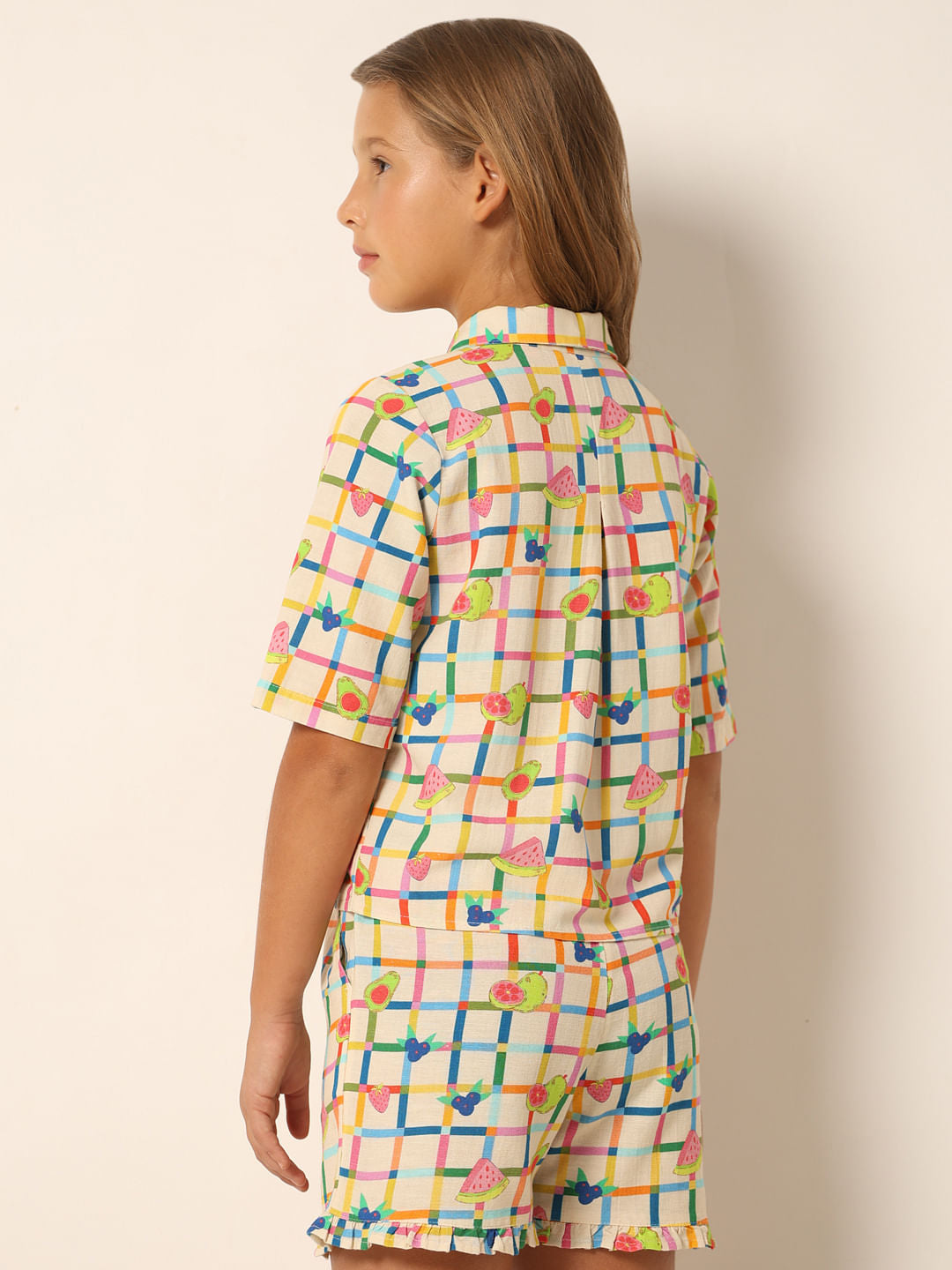 Multi-Colour Check Co-Ord Set Shirt