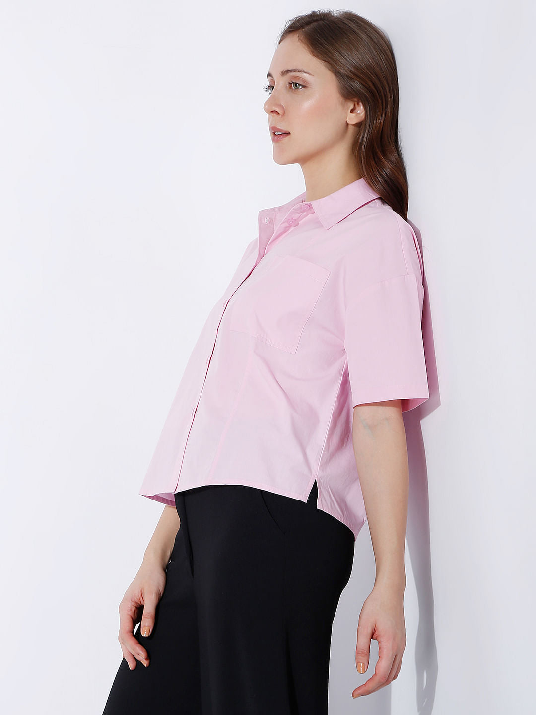 Lilac Boxy Fit Shirt